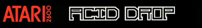 Acid Drop logo for Atari 2600